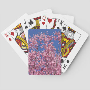 Sakura Kirschblüten in das Blau Spielkarten