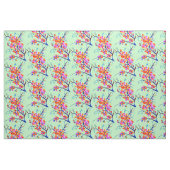 Sakura-Kirschblüten in kräftigen Farben Stoff (Fat Quarter (45,7 x 55,9 cm))