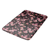 Sakura-Kirschblüten-Muster Badematte (Schrägansicht)