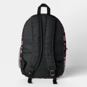 Sakura-Kirschblüten-Muster Bedruckter Rucksack (Rückseite)
