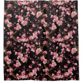 Sakura-Kirschblüten-Muster Duschvorhang (Vorderseite)