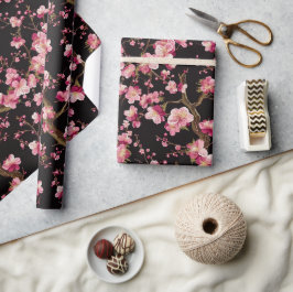 Sakura-Kirschblüten-Muster Geschenkpapier