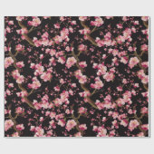 Sakura-Kirschblüten-Muster Geschenkpapier (Flach)