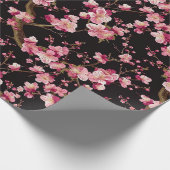 Sakura-Kirschblüten-Muster Geschenkpapier (Ecke)