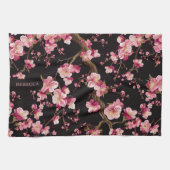 Sakura-Kirschblüten-Muster Geschirrtuch (Horizontal)