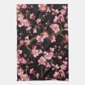 Sakura-Kirschblüten-Muster Geschirrtuch (Vertikal)