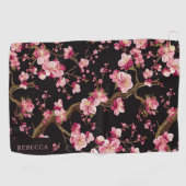 Sakura-Kirschblüten-Muster  Golfhandtuch (Horizontal)