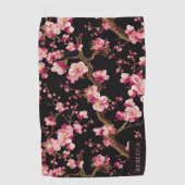 Sakura-Kirschblüten-Muster  Golfhandtuch (Vorderseite)