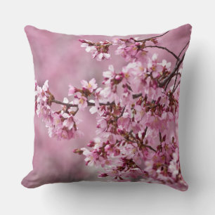Sakura Kirschblüten Pastellrosa Schichten Kissen