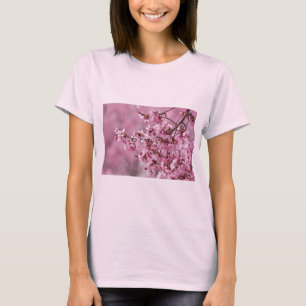 Sakura Kirschblüten Pastellrosa Schichten T-Shirt