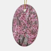 Sakura Kirschblüten pink Keramikornament (Links)