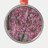 Sakura Kirschblüten pink Ornament Aus Metall (Vorne)