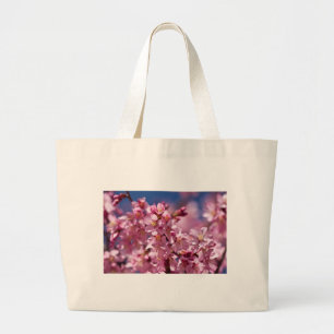Sakura Kirschblüten von Sonnenlicht geküsst Jumbo Stoffbeutel