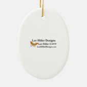 Sakura Kirschblüten von Sonnenlicht geküsst Keramikornament (Hinten)