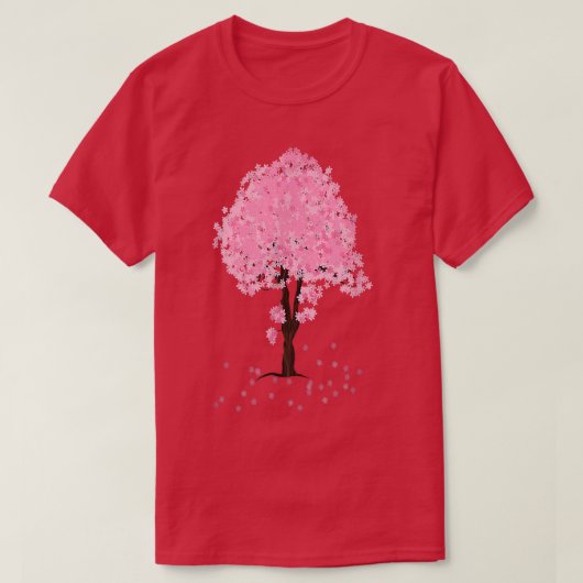 Sakura-Kirschblütenanime T-Shirt (Design vorne)