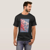 Sakura-Kirschblütenberg T-Shirt (Vorne ganz)