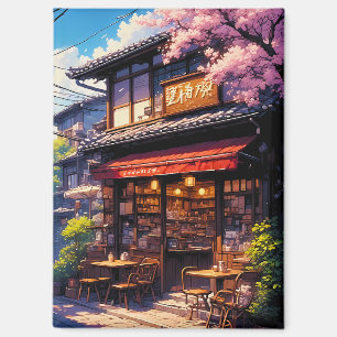 Sakura Kissa - Kirschblüten Café Magnet
