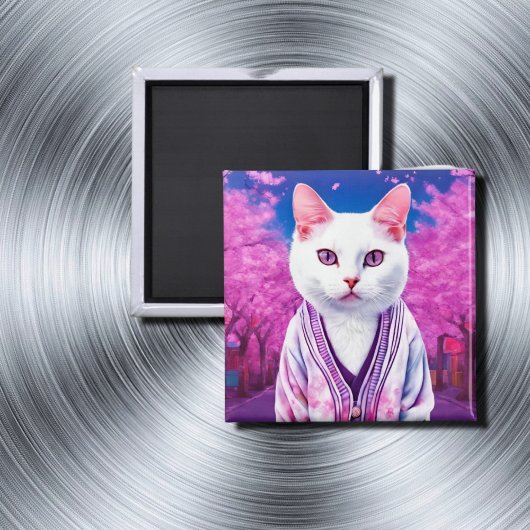 Sakura kitty magnet