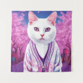 Sakura kitty wandteppich (Vorderseite)