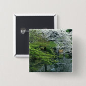 Sakura, Koishikawa Koraku-en Garden, Tokio Button (Vorne & Hinten)