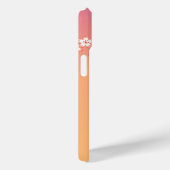 Sakura Kokeshi Doll - Geisha Girl on Peach Case-Mate iPhone Hülle (Rückseite / Rechts)