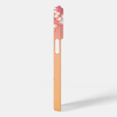 Sakura Kokeshi Doll - Geisha Girl on Peach Case-Mate iPhone Hülle (Rückseite / Rechts)