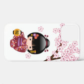 Sakura Kokeshi Doll - Niedliches japanisches Geish Case-Mate iPhone Hülle (Rückseite (Horizontal))