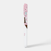 Sakura Kokeshi Doll - Niedliches japanisches Geish iPhone 15 Hülle (Linke Seite)