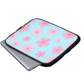 Sakura Laptopschutzhülle (Vorne Knopf)