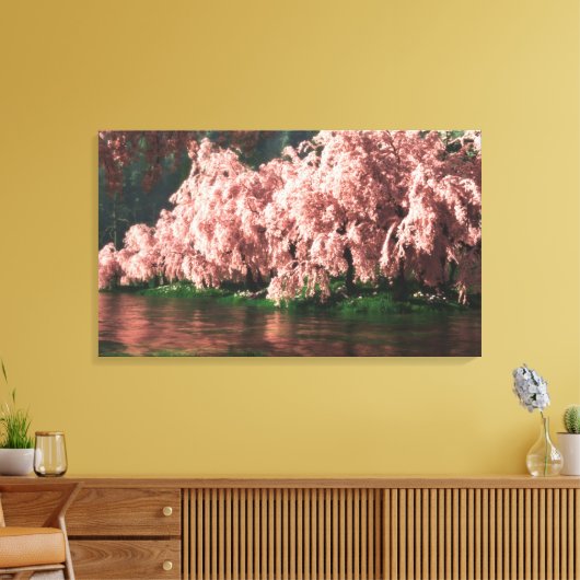Sakura Leinwanddruck (Insitu (Wohnzimmer))