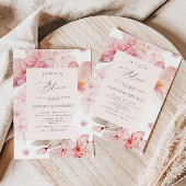 Sakura Liebe ist in Blüte Brautdusche Einladung