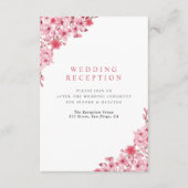 Sakura Love Wedding – Cherry Blossom Begleitkarte (Vorderseite)