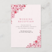 Sakura Love Wedding – Cherry Blossom Begleitkarte (Vorderseite)