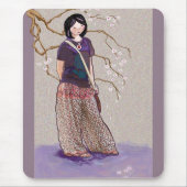 Sakura-Mädchen Mousepad (Vorne)