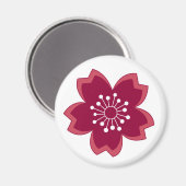 Sakura Magnet (Vorderseite/Rückseite)