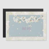 Sakura Magnetkarte (Vorne/Hinten)