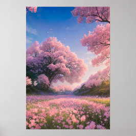 Sakura Meadow Poster