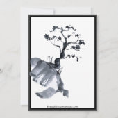 Sakura Mountain | Lässig v3 Grenzen Save the Date (Rückseite)