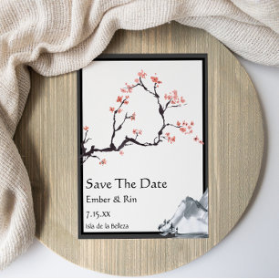 Sakura Mountain   Lässig v3 Grenzen Save the Date