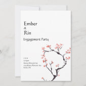 Sakura Mountain | Lässige Beteiligte Einladung (Vorderseite)