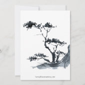 Sakura Mountain | Lässige Beteiligte Einladung (Rückseite)