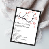 Sakura Mountain | Lässige Fingerabdruckdusche an d Einladung