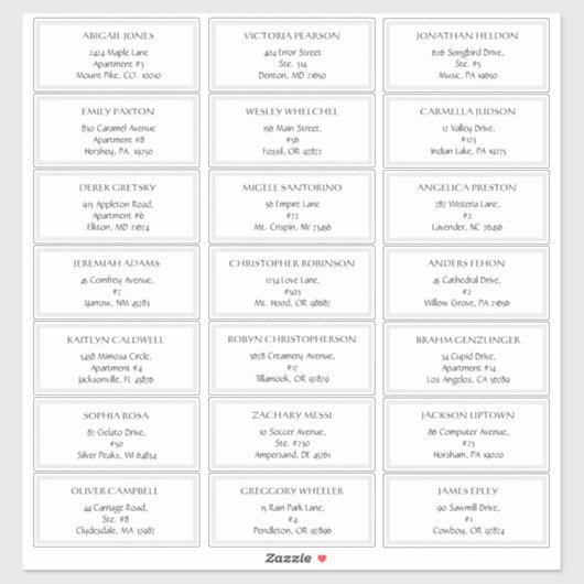 Sakura Mountain | Lässige Guest Address Labels (Blatt)