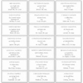 Sakura Mountain | Lässige Guest Address Labels (Vorderseite)