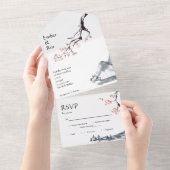 Sakura Mountain | LÄSSIGE UAWG All In One Einladung (Abreißen)