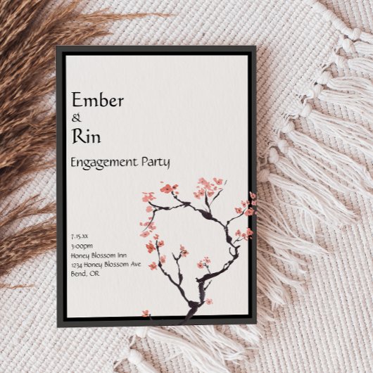 Sakura Mountain | Lässige Vertragspartei Einladung