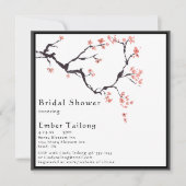 Sakura Mountain | LÄSSIGES BRAUTPARTY Einladung (Vorderseite)