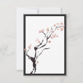 Sakura Mountain | Lässiges grenzübergreifendes Bra Einladung (Rückseite)