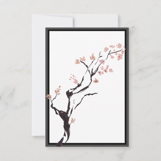 Sakura Mountain | Lässiges grenzübergreifendes Bra Einladung (Rückseite)