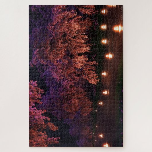 Sakura (Nacht) (Deluxe) Puzzle (Vertikal)